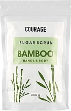 Green Bamboo Hand & Body Sugar Scrub - Courage Bamboo Hands & Body Sugar Scrub (doypack) — photo N3
