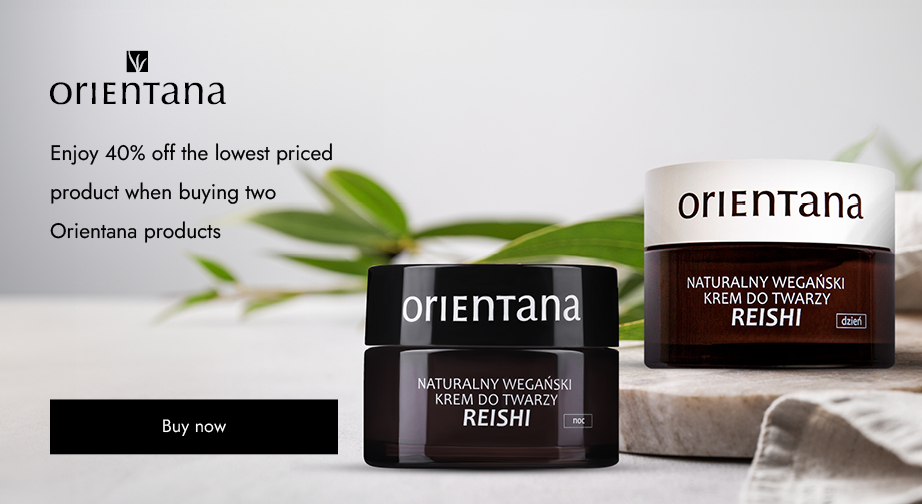 Enjoy 40% off the lowest priced product when buying two Orientana products.