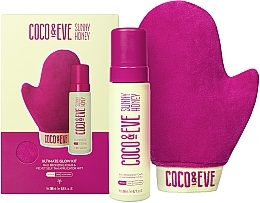 Fragrances, Perfumes, Cosmetics Set - Coco & Eve Sunny Honey Ultimate Glow Kit Medium (foam/200ml + acc/1pc)