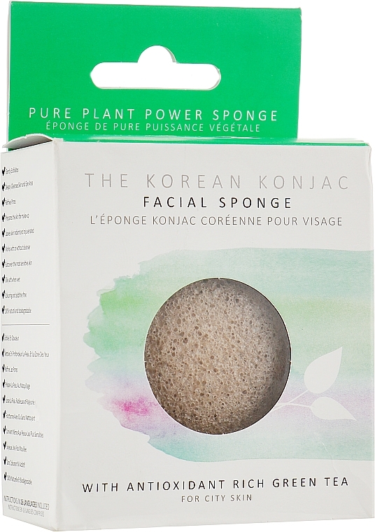 Sponge - The Konjac Sponge Company Premium Facial Puff with Green Tea — photo N2
