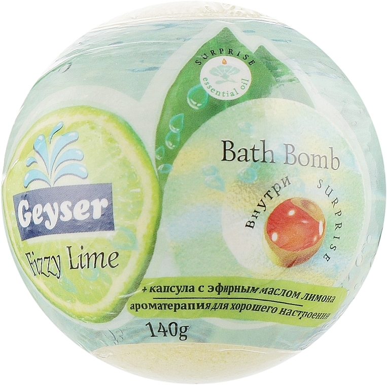 Fizzy Lime Bath Bomb - Geyser — photo N1