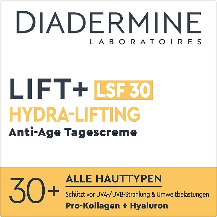 Lift + Super Filler 35+ - Diadermine Lift+ Hydra-Lifting Anti-Age SPF 30 Day Cream — photo N3