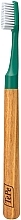 Eco-Toothbrush with Wooden Handle & Three Heads, green - TePe Choice Soft Toothbrush — photo N2