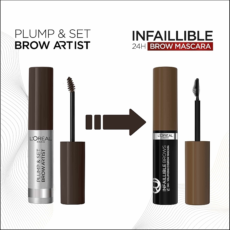 Brow Mascara - L'Oreal Paris Infallible 24H Brows — photo N2