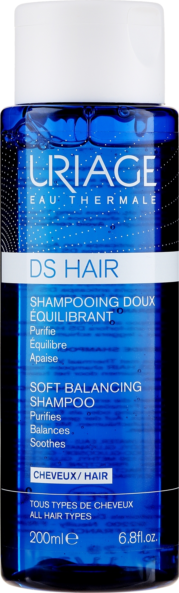 Gentle Balancing Shampoo - Uriage DS Hair Soft Balancing Shampoo — photo 200 ml