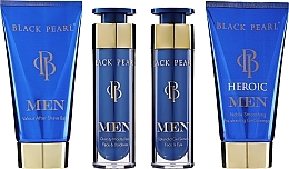 Fragrances, Perfumes, Cosmetics Men Skin Care Set - Sea Of Spa Black Pearl Men Heroic Skin Care Kit (f/cr/50 ml + f/ser/50 ml + pre-shave gel shm/150 ml + after shave balm/150 ml)