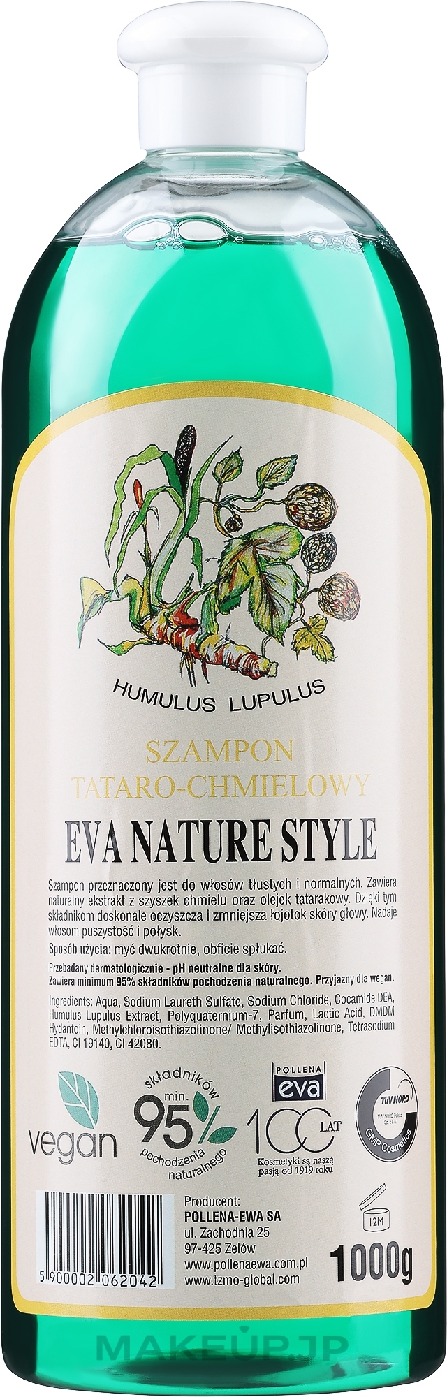 Normal Hair Shampoo - Eva Natura Nature Style Tataro-Hops Shampoo — photo 1000 ml