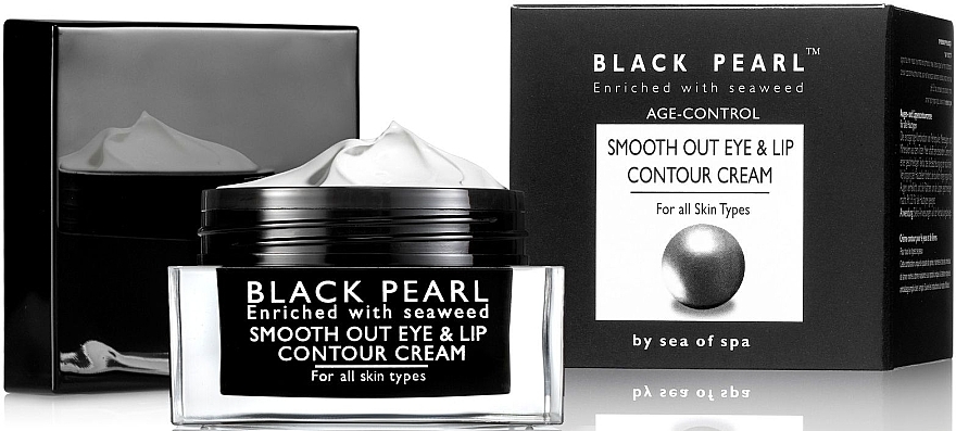 Eye & Lip Care Cream - Sea Of Spa Black Pearl Age Control Smooth Out Eye & Lip Contour Cream For All Skin Types — photo N1