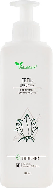 Shower Gel with Tropical Aloe Scent - De La Mark — photo N1