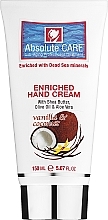 Fragrances, Perfumes, Cosmetics Hand Cream "Vanilla & Coconut" - Saito Spa Hand Cream