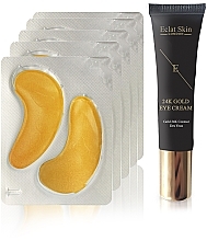 Fragrances, Perfumes, Cosmetics Set - Eclat Skin London 24k Gold (eye/cr/15ml + eye/pads/5x2pcs)
