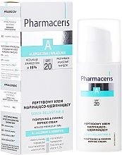 Anti-Wrinkle Face Cream - Pharmaceris A Sensi-Relastine-E Tightening and Firming Peptide Cream SPF20 — photo N1