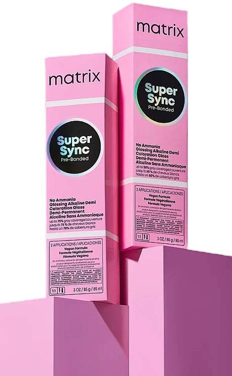 Ammonia-Free Alkaline-Based Dye - Matrix Super Sync Pre-Bonded — photo N2