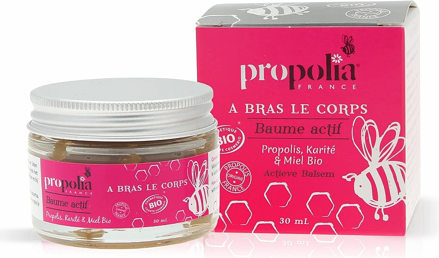 Propolis, Shea Butter, Beeswax & Honey Balm - Propolia Active Balm — photo N4