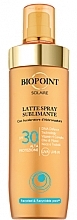 Fragrances, Perfumes, Cosmetics Milk Body Spray SPF 30 - Biopoint Solaire Latte Spray Sublimante SPF 30