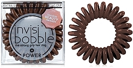 Hair Ring - Invisibobble Power Pretzel Brown — photo N1