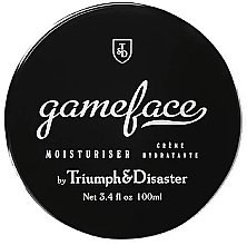 Fragrances, Perfumes, Cosmetics Moisturizing Face Cream - Triumph & Disaster Gameface Moisturiser Jar