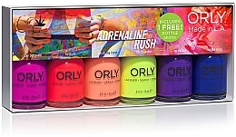 Fragrances, Perfumes, Cosmetics Nail Polish Set - Orly Six Pix Adrenaline Rush