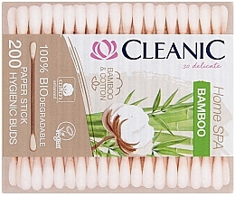 Fragrances, Perfumes, Cosmetics Cotton Buds 'Bamboo' - Cleanic Home SPA Bamboo Paper Stick