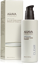 Face & Eye Cleanser & Toner - Ahava Time To Clear All in One Toning Cleanser (sample — photo N1