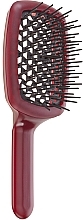 Hair Brush SP508.A, red - Janeke Curvy M Extreme Volume Vented Brush Magneta — photo N1