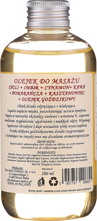 Massage Oil - Fergio Bellaro Massage Oil Slim Effect — photo N2