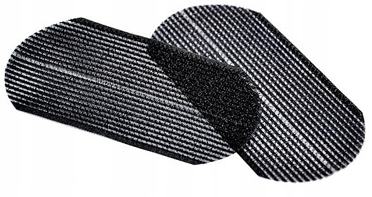 Velcro Clips, black, 2 pcs - Xhair Barber Grip — photo N1