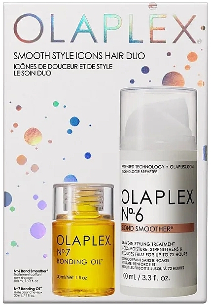 セット - Olaplex スムーススタイルアイコンヘアデュオ (cr/100ml+oil/30ml) (50 ml) — photo N1