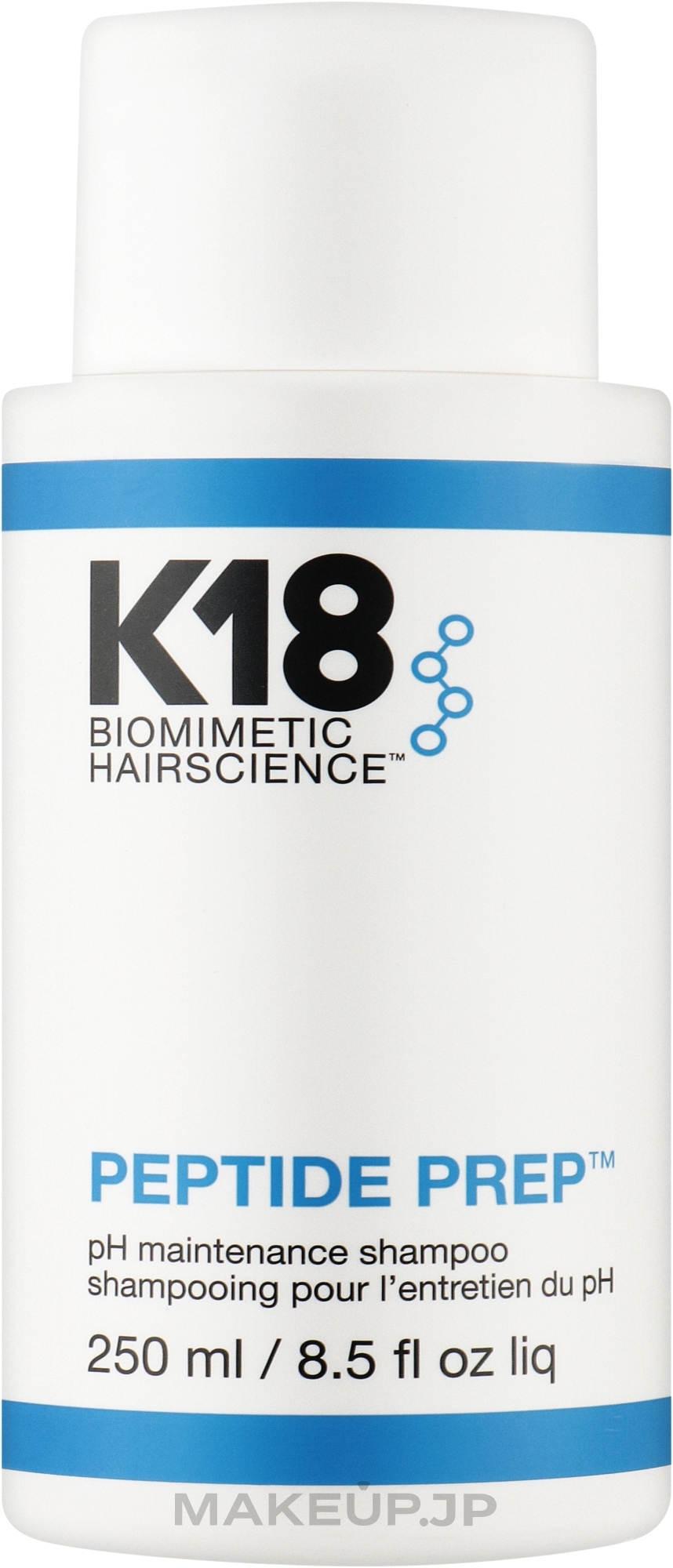 Frequent Use Shampoo with Optimal pH Level - K18 Hair Biomimetic Hairscience Peptide Prep PH Shampoo — photo 250 ml