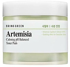 Fragrances, Perfumes, Cosmetics Soothing Pads with Wormwood Extract - Bring Green Artemisia Calming pH Balanced Toner Pads