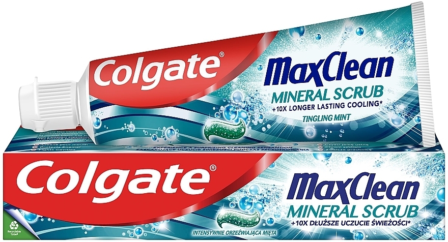 Toothpaste - Colgate Max Clean Mineral Scrub — photo N2