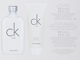 Calvin Klein CK One - Set (edt/100ml + sh/g/100ml) — photo N5