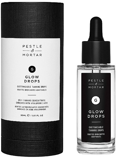 Self-Tanning Face Drops - Pestle & Mortar Glow Drops Self-Tanning Concentrate — photo N1