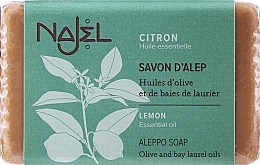Fragrances, Perfumes, Cosmetics Aleppo Soap "Lemon" - Najel Aleppo Soap Invigorating Soap With Lemon