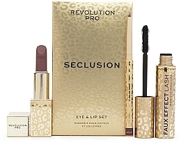 Fragrances, Perfumes, Cosmetics Set - Revolution PRO Eye & Lip Set Seclusion (lipstick/3.2g + lip/pen/1g + mascara/8ml)