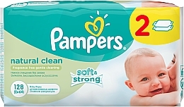 Fragrances, Perfumes, Cosmetics Baby Wet Wipes 'Natural Clean', 128 pcs - Pampers