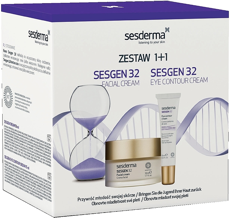 Set - SesDerma Laboratories Sesgen 32 (eye/cr/15ml + cr/50ml) — photo N1