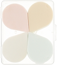 Mini Makeup Sponge Set, 4 pcs, BG317 - Bogenia — photo N2