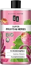 Fragrances, Perfumes, Cosmetics Bubble Bath "Prickly Pear and Amaranth" - AA Super Fruits & Herbs Bath Foam