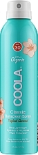 Fragrances, Perfumes, Cosmetics Sunscreen Body Spray "Tropical Coconut" - Coola Classic Body Organic Sunscreen Spray SPF 30 Tropical Coconut