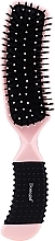 Hair Brush, 9011, light pink - Donegal Curved Cushion Hair Brush — photo N1