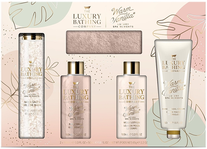 Set, 5 products - Grace Cole The Luxury Bathing Warm Vanilla Set — photo N1