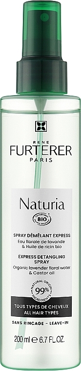 Express Detangling Spray - Rene Furterer Naturia Express Detangling Spray Organic — photo N1