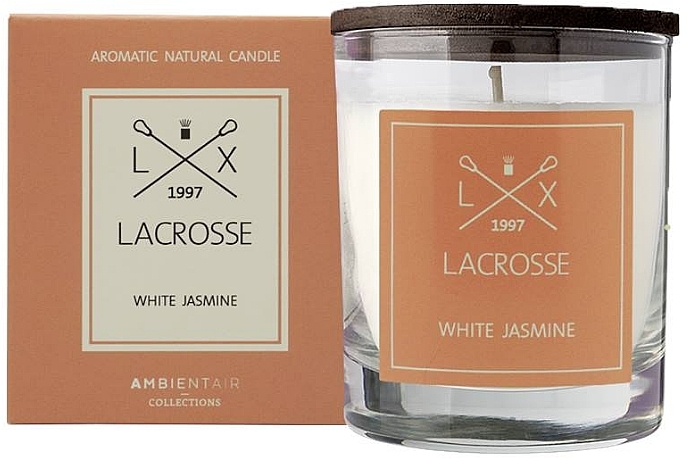 White Jasmine Scented Candle - Ambientair Lacrosse White Jasmine — photo N1