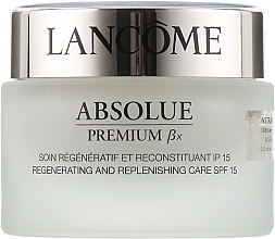 Fragrances, Perfumes, Cosmetics Regenerating Facial Cream - Lancome Absolue Premium Bx Regenerating and Replenishing Care SPF 15 (tester)