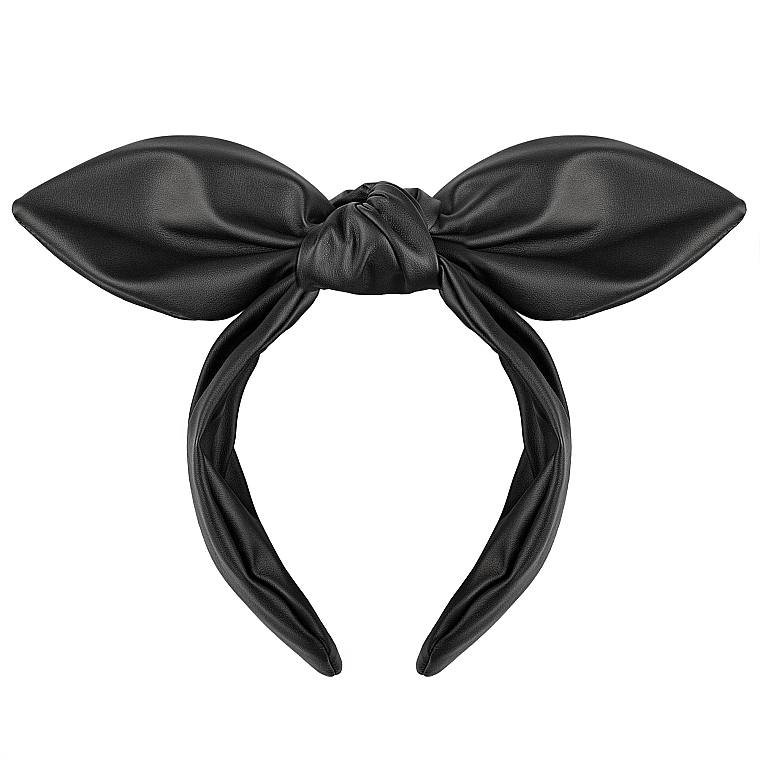 Headband 'Chic Bow', black - MAKEUP — photo N1