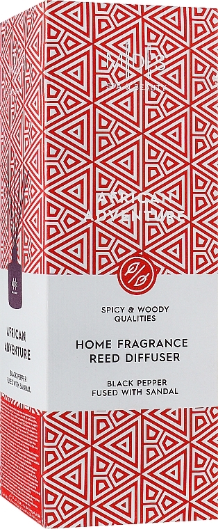 Reed Diffuser "African Adventures" - MDS Spa&Beauty African Adventure Home Fragrance Reed Diffuser — photo N8