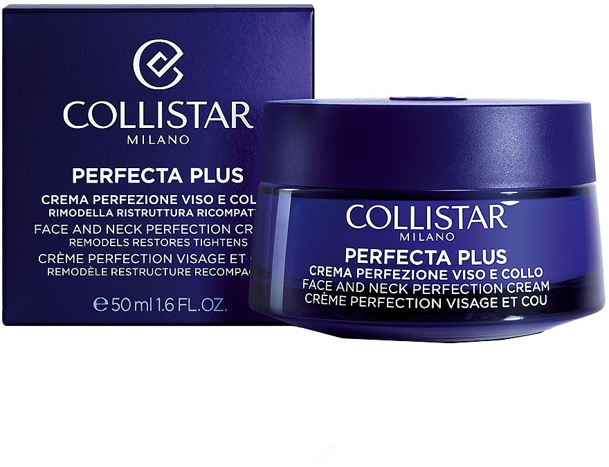 Intensive Face and Neck Cream - Collistar Perfecta Plus Face and Neck Perfection Cream — photo N2