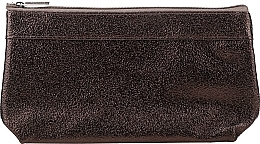 Fragrances, Perfumes, Cosmetics Makeup Bag "Crease", 98253, dark brown - Top Choice