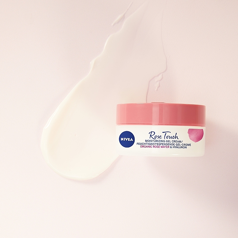 Moisturizing Gel Cream - Nivea Rose Touch — photo N5